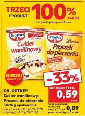  Cukier wanilinowy TRZECI -100% promocja w Kaufland