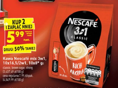 Kawa Nescafe 3in1 strong promocja