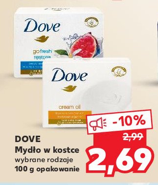 Mydło Dove cream oil promocja