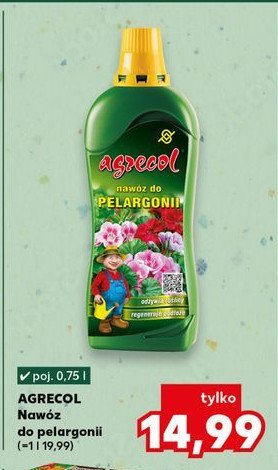 Nawóz do pelargonii Agrecol promocja w Kaufland