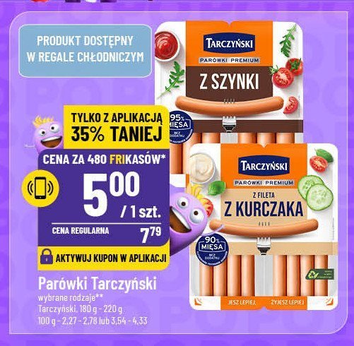 Parówki z fileta Tarczyński promocja