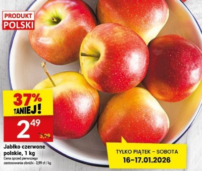 Jabłko czerwone polskie promocja w Twój Market