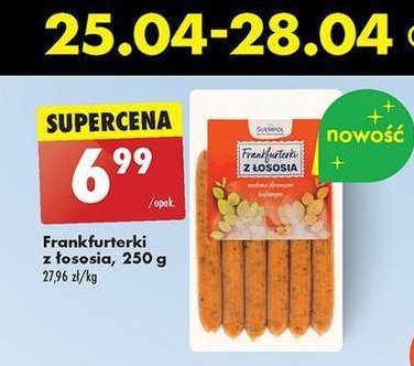 Frankfurterki z łososia Suempol promocja