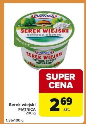 Serek wiejski PIĄTNICA promocja w Carrefour Express