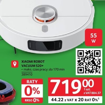 Robot odkurzający XIAOMI ROBOT VACUUM S20+ promocja w Selgros