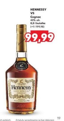Cognac Hennessy very special promocja