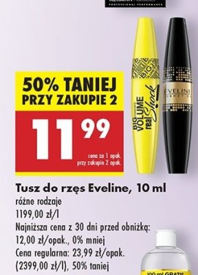 Tusz do rzęs Eveline revelashes promocja