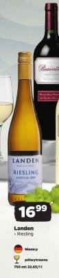 Wino Landen Riesling półwytrawne 750 ml promocja w Netto