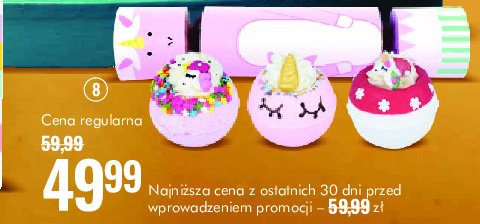 Kule do k膮pieli christmas unicorn BOMB COSMETICS promocja