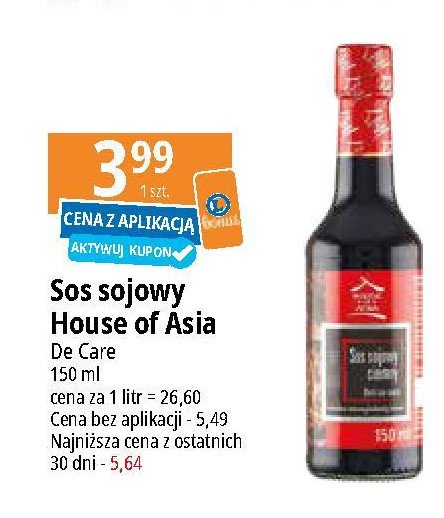 Sos sojowy House of asia promocja