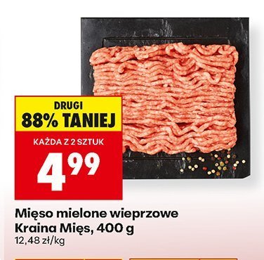 Mięso mielone wieprzowe 400g promocja w Biedronka