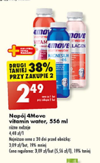 Napój collagen 4move vitamin water promocja