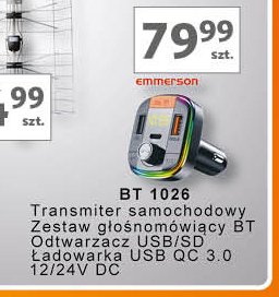 Transmiter fm bt 1026 Emmerson promocja