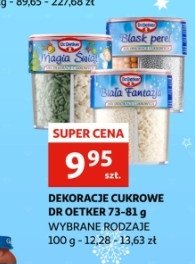 Perły dekoracyjne blask pereł Dr. oetker promocja