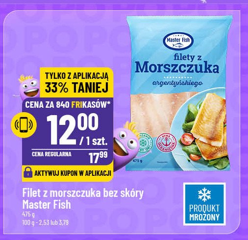 Filet z morszczuka Master fish promocja w POLOmarket