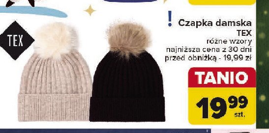 Czapka damska Tex promocja