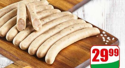 Kiełbasa Biała Delikatesowa promocja w Dino
