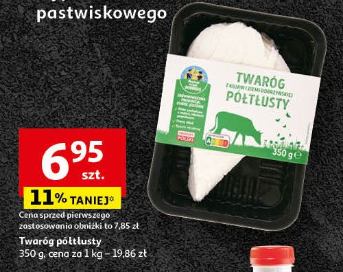 Twaróg półtłusty Auchan pewni dobrego promocja