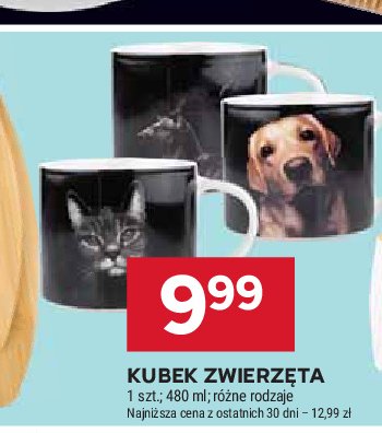 Kubek zwierzęta 480 ml promocja w Stokrotka