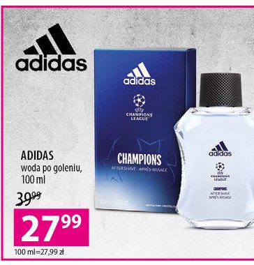 Woda po goleniu Adidas champions edition Adidas cosmetics promocja