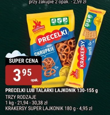 Precelki lub talarki Lajkonik 130-155 g trzy rodzaje promocja w bi1