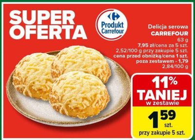 Delicja serowa CARREFOUR promocja w Carrefour