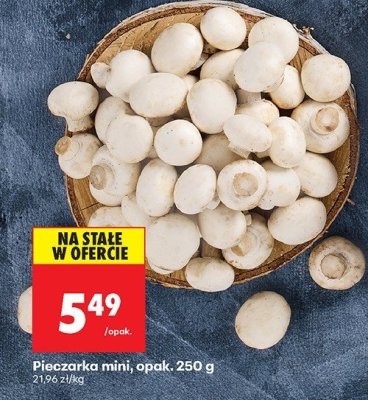 Pieczarka mini, opak. 250 g promocja w Biedronka