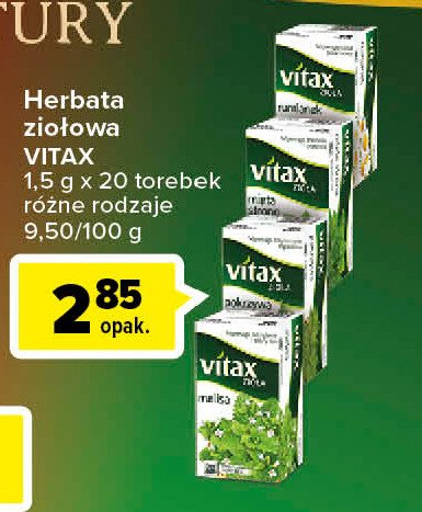 Herbata rumianek Vitax zioła promocja