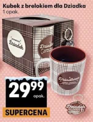 Kubek z breloczkiem dla Dziadka promocja w Delikatesy Centrum