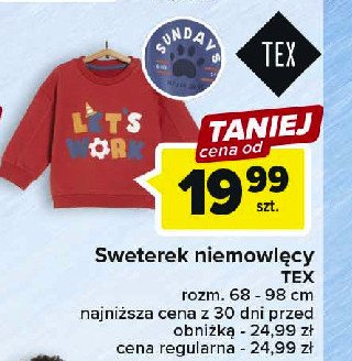 Sweter niemowlęcy 68-98 cm Tex promocja
