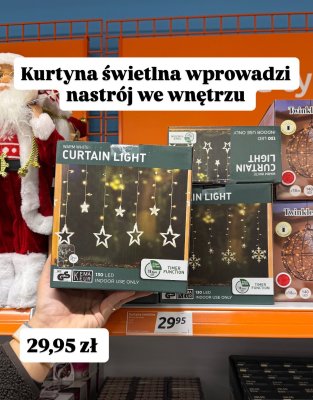 Kurtyna świetlna promocja w Action