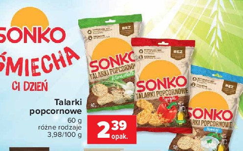 Talarki popcornowe fromage Sonko promocja