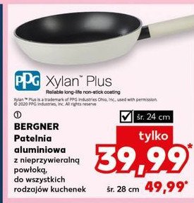 Patelnia 28 cm Bergner promocja w Kaufland