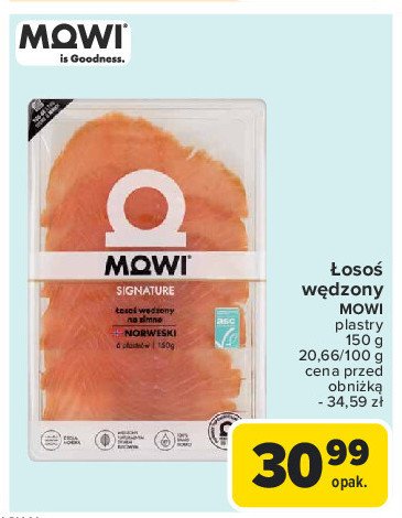 Łosoś wędzony MOWI SIGNATURE promocja