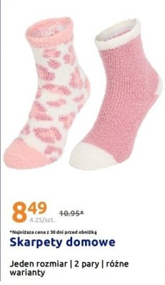 Skarpety domowe promocja w Action
