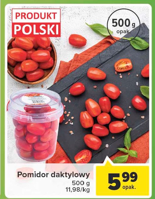 Pomidory daktylowe promocje