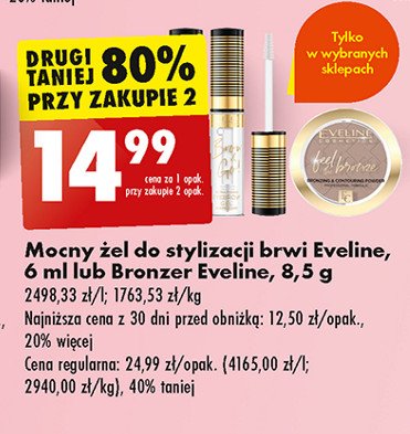 Puder brazuj膮cy Eveline feel the bronze promocja