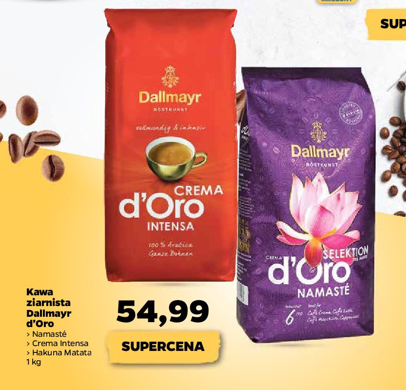 Kawa Dallmayr selection d'oro namaste promocja