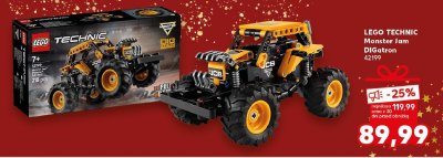 Zestaw Lego Technic 42199: Monster Jam DiGatron promocja w Kaufland
