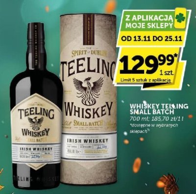 Whisky Teeling Small Batch promocja w Groszek