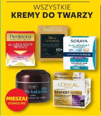 Krem do twarzy różne rodzaje promocja w Kaufland