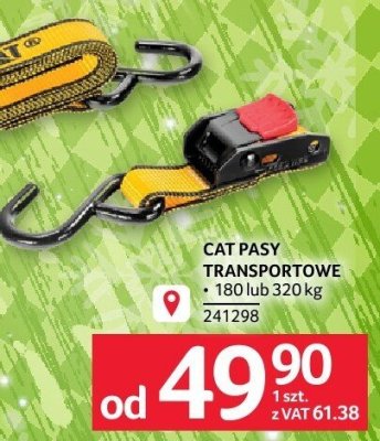 Cat Pasy Transportowe 180 do 3200 kg promocja w Selgros