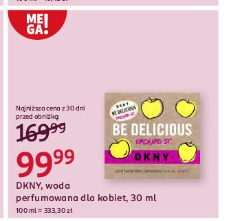 Woda perfumowana Dkny be delicious promocja w Rossmann