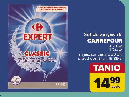 Sól do zmywarki Carrefour expert promocja w Carrefour