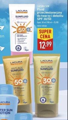 Krem do twarzy spf 50 Lacura sun promocja