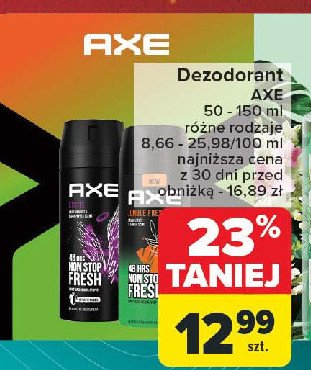 Dezodorant Axe jungle fresh promocja w Carrefour Market