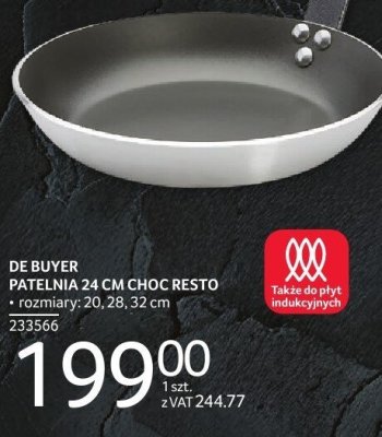 Patelnia De Buyer 24 cm choc resto promocja w Selgros