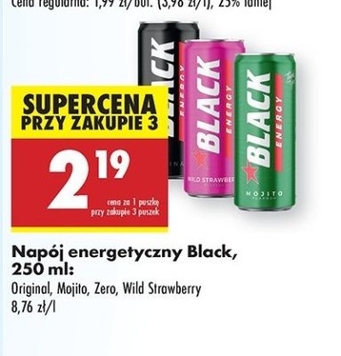 Nap贸j energetyczny mojito Black energy promocja