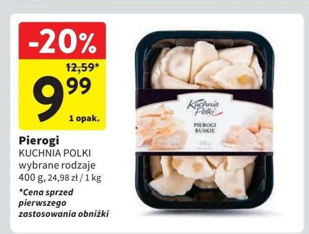 Pierogi ruskie Kuchnia polki promocja