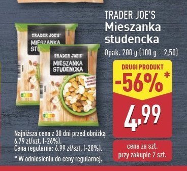 Mieszanka studencka Trader joe's promocja